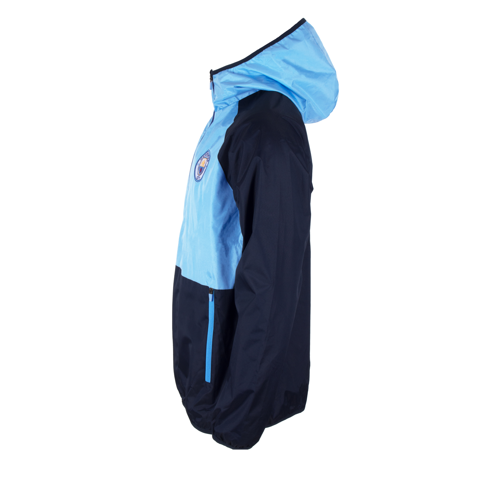 Manchester City FC Official Football Gift Mens Shower Jacket